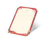 Драгоценная Валентинка - 6 Fine Gifts and 6 Precious Gifts can be attached and sent to Friends. Improves Friendship Points by 1000.