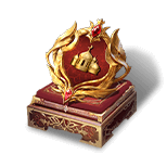 Золотой значок - Can be used in the Gold Division to exchange rewards. Will not be cleared after the Guild Exchange event ends.